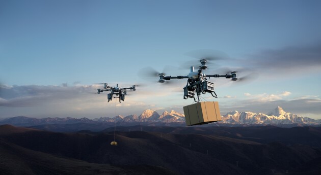 大疆旗艦級運載無人機DJI FC100震撼發布：80KG載重+9分鐘快充，重新定義專業運載